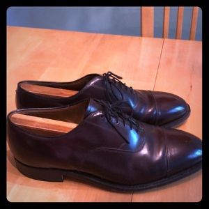 Cordovan Johnston and Murphy Cal Toed shoes